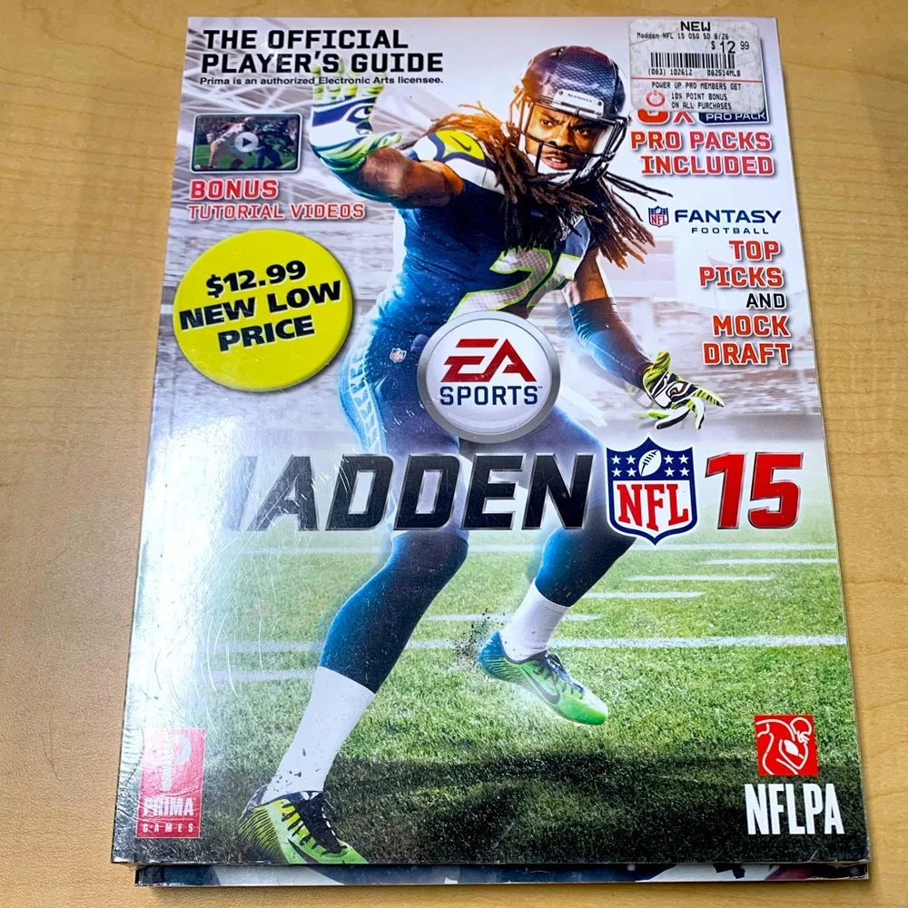 New Madden NFL 15: The Official Player’s Guide (New wrapped) Book Game Guide